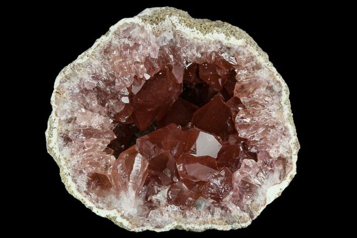 Pink Amethyst Geode Section - Argentina #124175